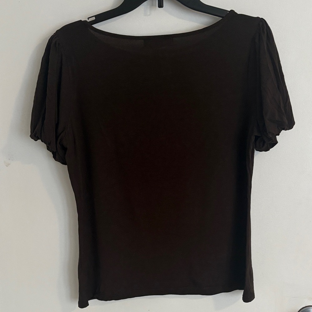 Ralph Lauren Dark Brown Blouse - Picture 3 of 6